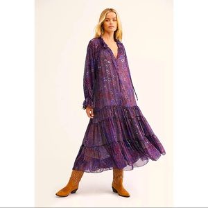 Free People Feelin’ Groovy maxi dress - large